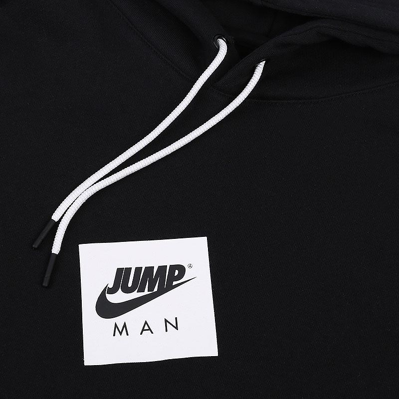 мужская черная толстовка Jordan Jumpman Classics Hoodie CV2244-010 - цена, описание, фото 2